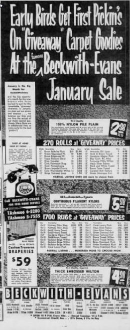 Beckwith-Evans - Old Ad
